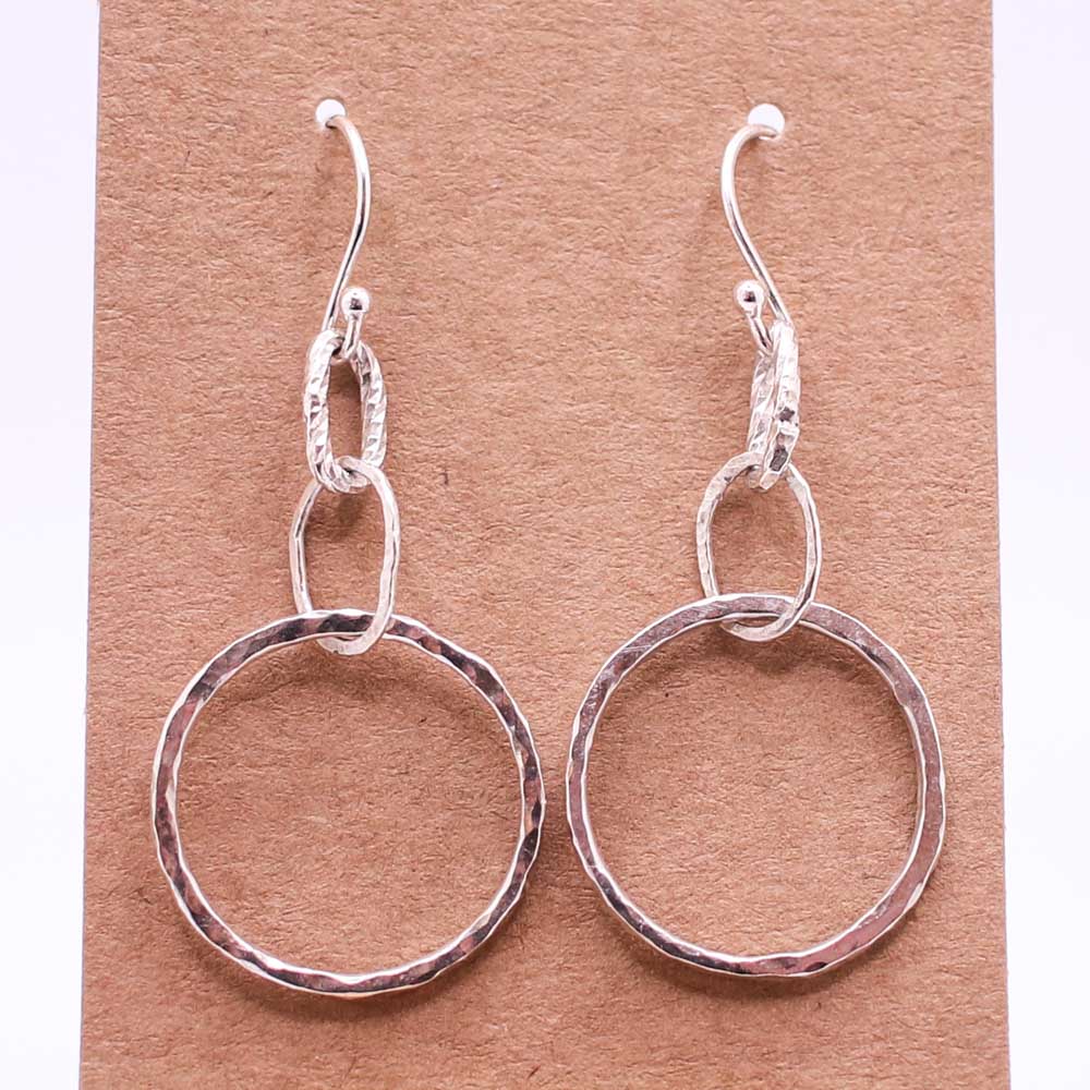 Silver Circles Earrings