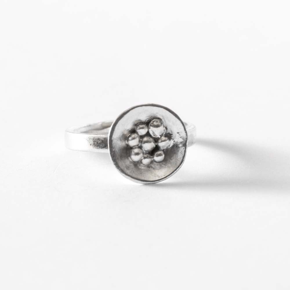 Silver Pebbles Ring