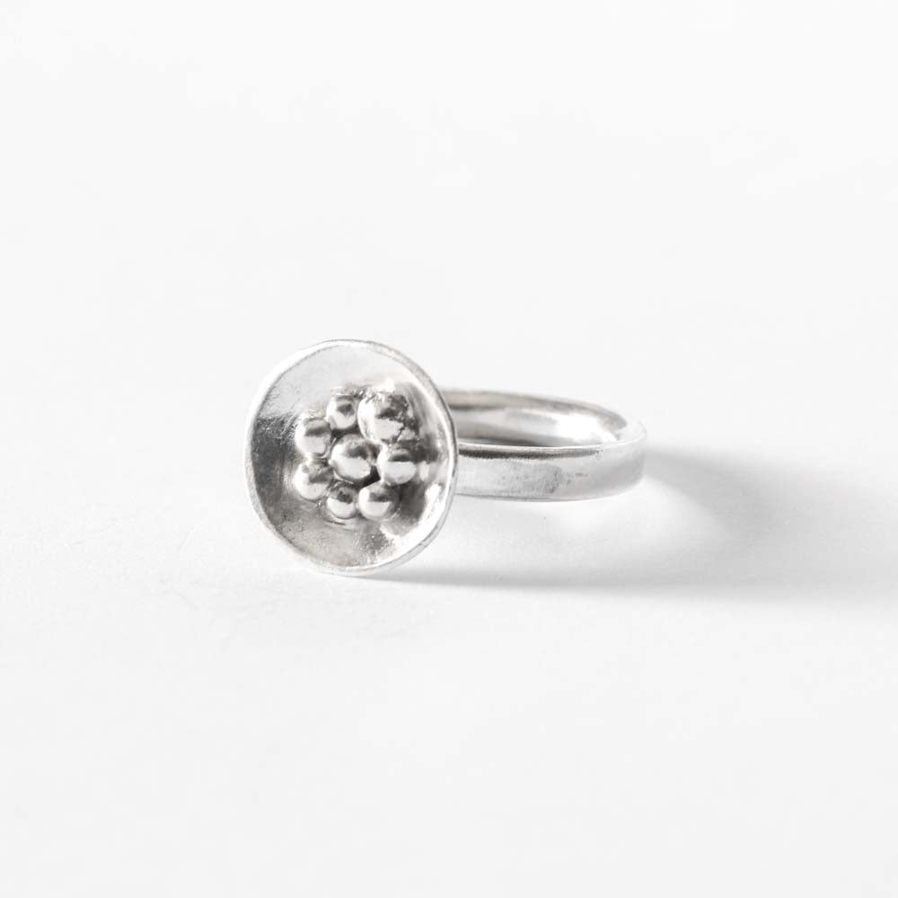Silver Pebbles Ring