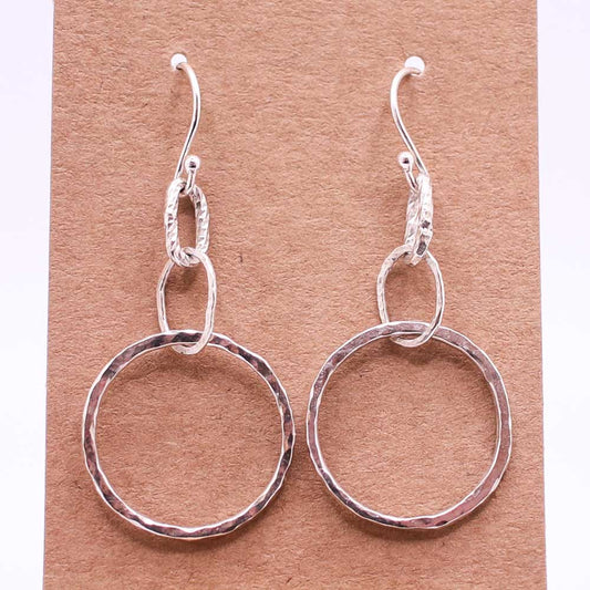 Silver Circles Earrings