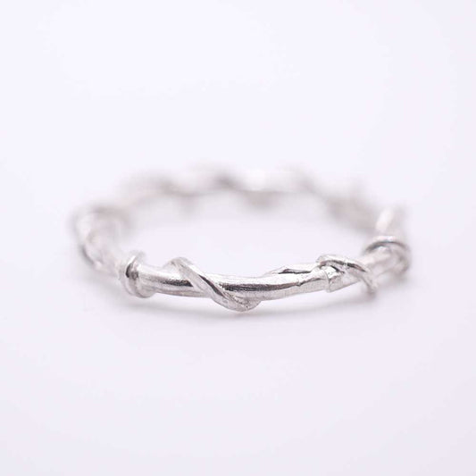 Silver Twist Ring