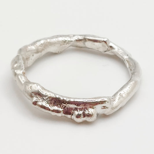 Silver Flow Ring