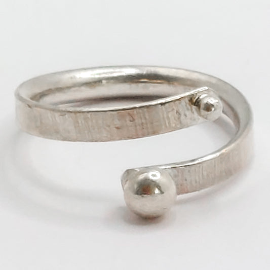 Silver Pebbles Wrap Ring